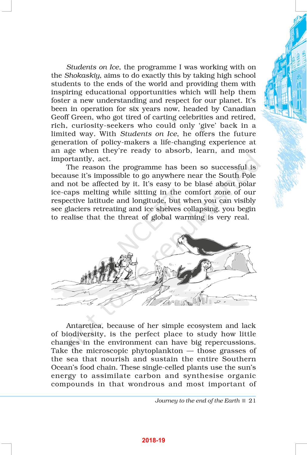 Journey To The End Of The Earth - NCERT Book of Class 12 Vistas